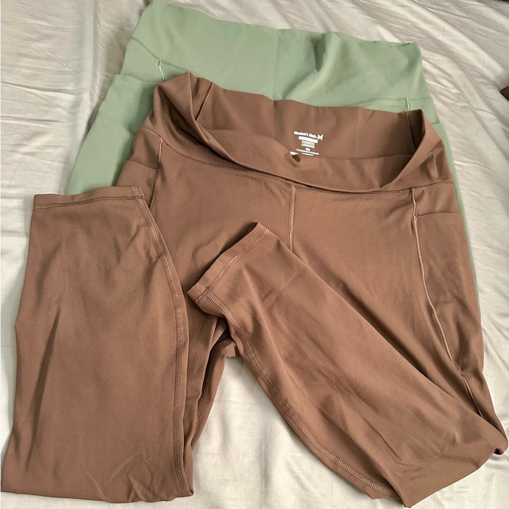 Women's Brown and Green Pants